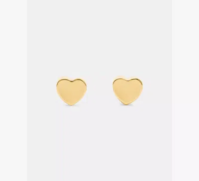 Kate Spade New York Mini Heart Stud Earrings In Gold