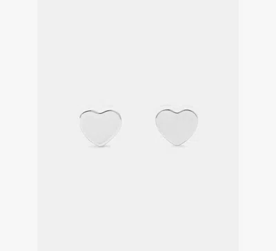 Kate Spade New York Heart Stud Earrings In White
