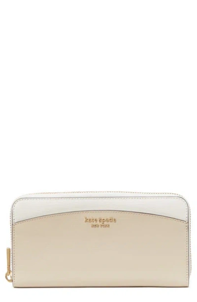 Kate Spade New York Zac Leather Wallet In Sand