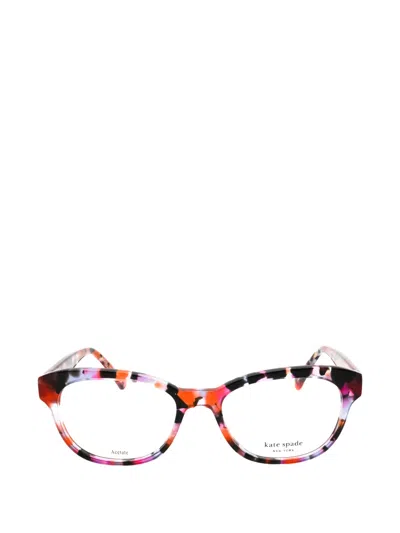 Kate Spade Zelda Oval-frame Glasses In Multi