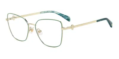 Kate Spade Zenia 2/g Asian Fit Pef Women's Glasses Green Size 53 - Free Lenses - Blue Light Block Available In Gold