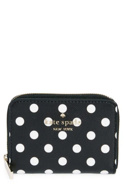 Kate Spade Zip Card Case In Black