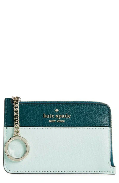 Kate Spade Zip Cardholder Wallet In Seawater Multi