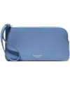 Kate Spade Zippy Mini Card Case In Blue