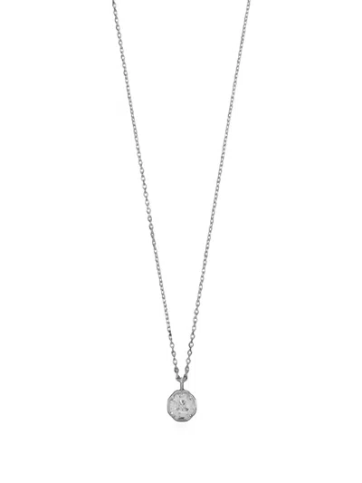 Kate Spade Zirconia-pendant Cable-chain Necklace In Metallic