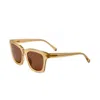 Kate Young Women's 52mm Beige Sunglasses In Sand