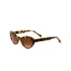 Kate Young Women's 54mm Brown Sunglasses In Gray