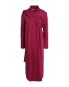 Katerin Theys Woman Midi Dress Burgundy Size 6 Cotton In Red