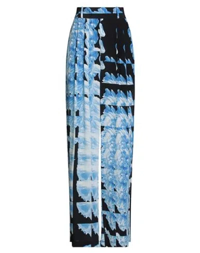 Katerin Theys Woman Pants Blue Size 2 Silk