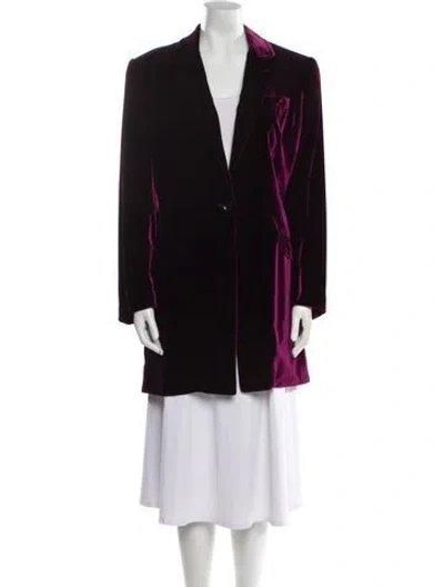 Pre-owned Katharine Hamnett Coat In Purple