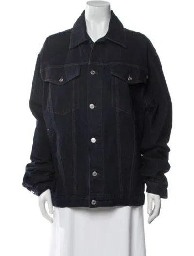 Pre-owned Katharine Hamnett Denim Jacket In Blue