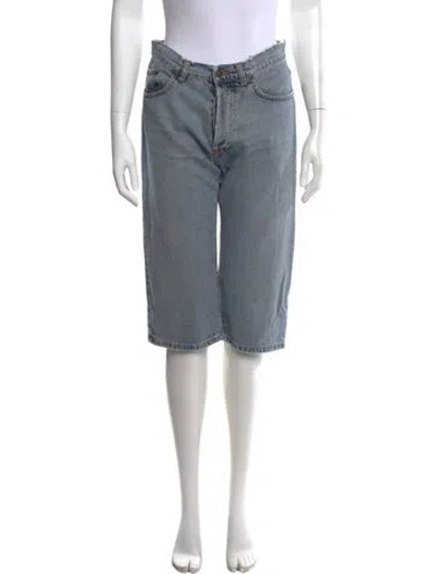Pre-owned Katharine Hamnett Knee-length Shorts In Blue