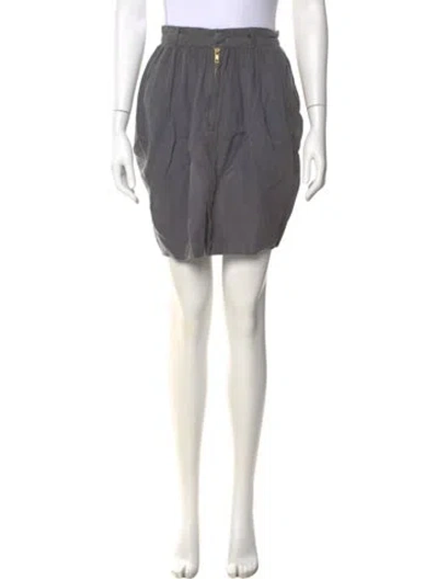 Pre-owned Katharine Hamnett Knee-length Skirt In Gray