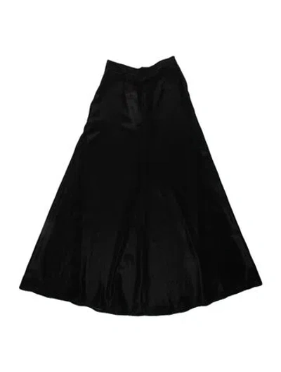 Pre-owned Katharine Hamnett Long Skirt In Black