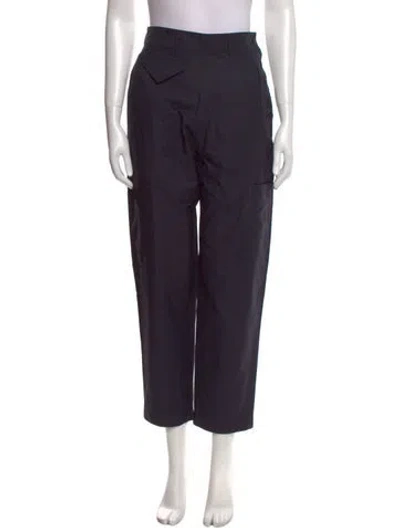 Pre-owned Katharine Hamnett Straight Leg Pants In Black