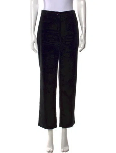 Pre-owned Katharine Hamnett Straight Leg Pants In Black