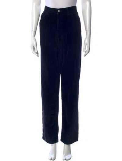 Pre-owned Katharine Hamnett Straight Leg Pants In Black