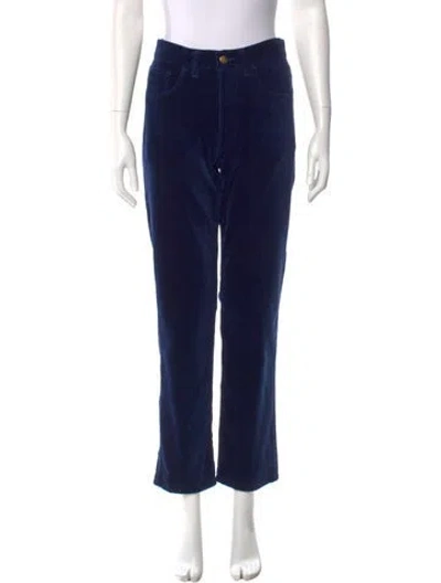 Pre-owned Katharine Hamnett Straight Leg Pants In Blue