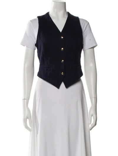 Pre-owned Katharine Hamnett Vest In Black