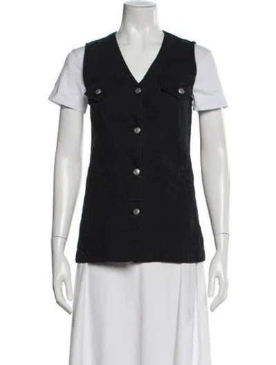 Pre-owned Katharine Hamnett Vest In Black