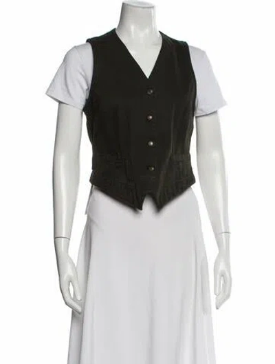 Pre-owned Katharine Hamnett Vest In Black