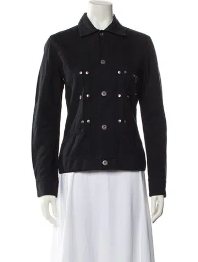 Pre-owned Katharine Hamnett Vintage 1990's Denim Jacket In Black