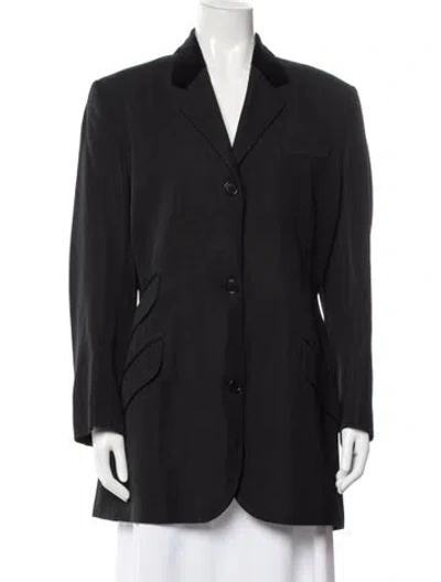 Pre-owned Katharine Hamnett Vintage Blazer In Black