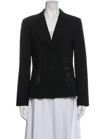 Pre-owned Katharine Hamnett Vintage Late 1990's - Early 2000's Blazer In Black