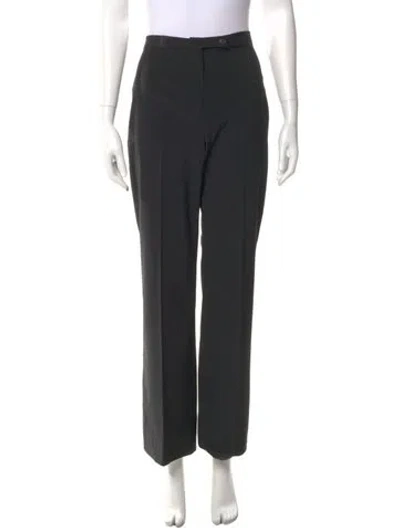 Pre-owned Katharine Hamnett Wide Leg Pants In Black