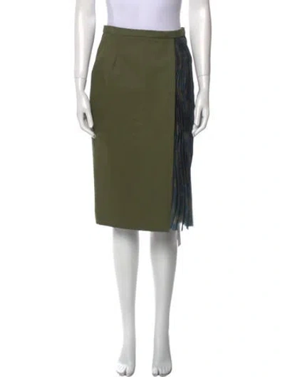 Pre-owned Katharine Kidd Knee-length Skirt In Green