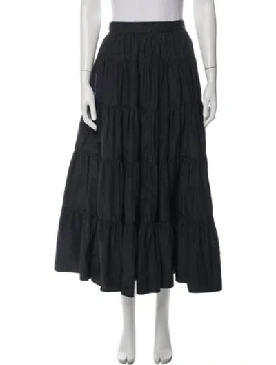 Pre-owned Katharine Kidd Long Skirt In Black