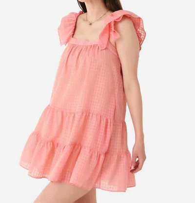 Katharine Kidd Maja Dress In Pink Gingham In Multi
