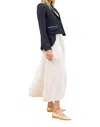 Katharine Kidd Perryn Jacket In Blue Linen In Blue