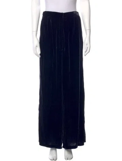 Pre-owned Katharine Kidd Wide Leg Pants In Blue