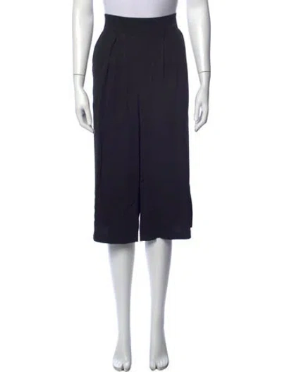 Pre-owned Katharine Kidd Wide Leg Pants In Blue