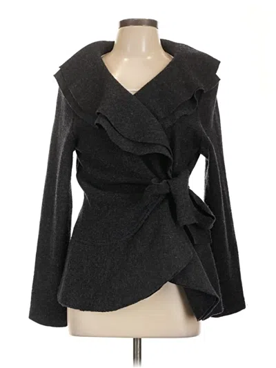 Pre-owned Katherine Barclay Cardigan Sweater In Gray