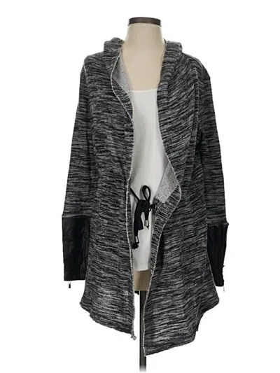 Pre-owned Katherine Barclay Cardigan Sweater In Gray