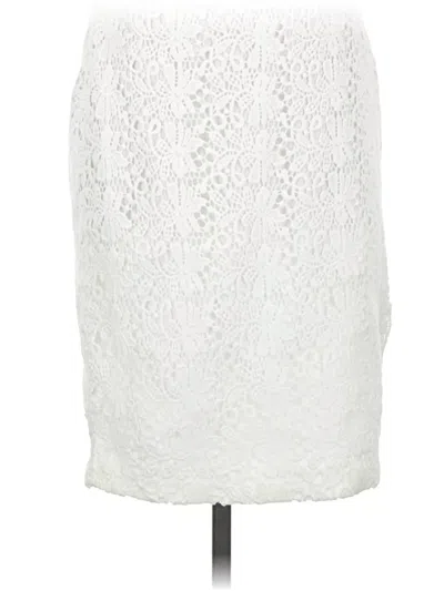 Pre-owned Katherine Barclay Formal Skirt In Ivory