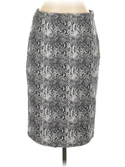 Pre-owned Katherine Barclay Formal Skirt In Silver
