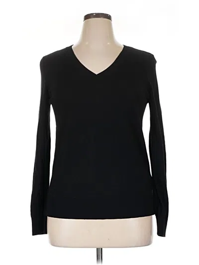 Pre-owned Katherine Barclay Pullover Sweater In Black