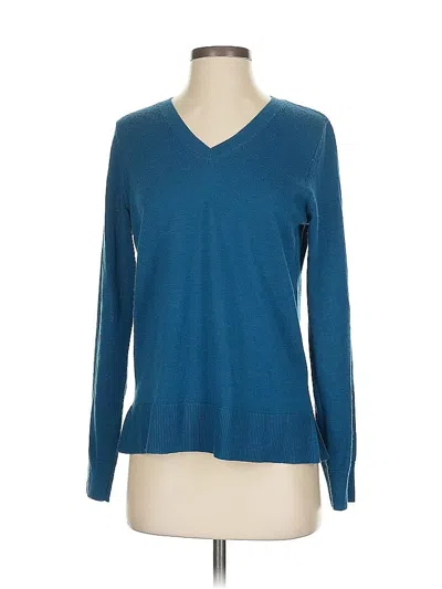 Pre-owned Katherine Barclay Pullover Sweater In Blue