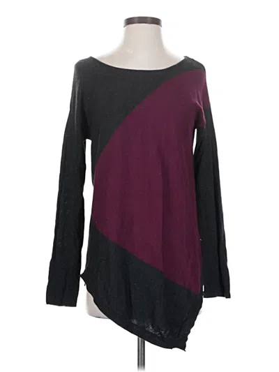 Pre-owned Katherine Barclay Pullover Sweater In Burgundy