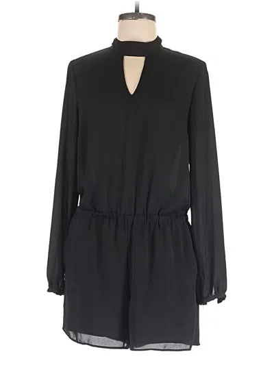 Pre-owned Katherine Barclay Romper In Black