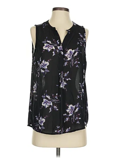 Pre-owned Katherine Barclay Sleeveless Blouse In Black