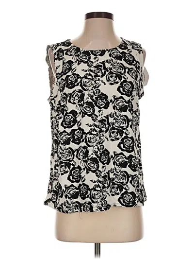 Pre-owned Katherine Barclay Sleeveless Blouse In Black