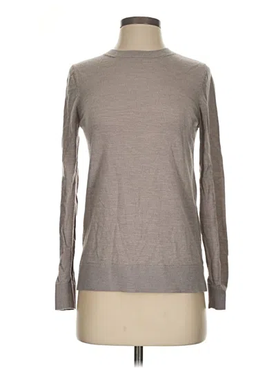 Pre-owned Katherine Barclay Wool Pullover Sweater In Gray