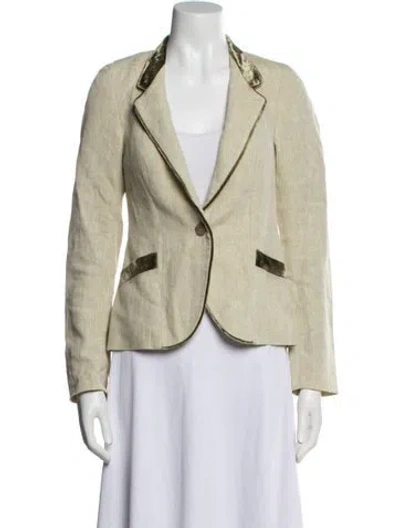 Pre-owned Katherine Hooker Blazer In Neutral