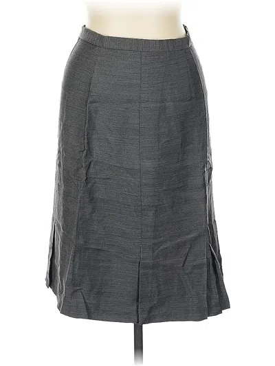 Pre-owned Katherine Kelly Collection Casual Skirt In Gray