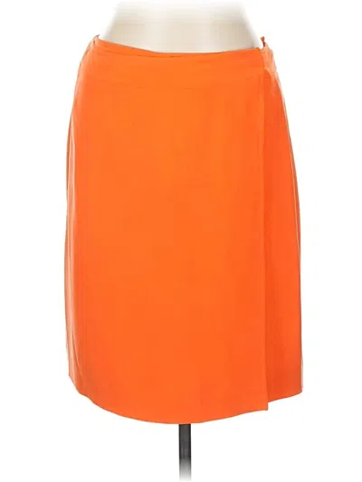 Pre-owned Katherine Kelly Collection Casual Skirt In Orange
