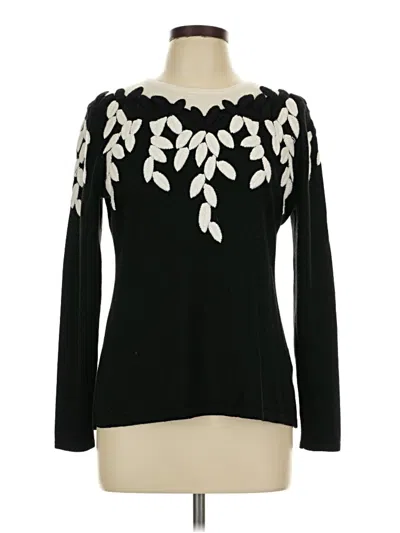 Pre-owned Katherine Kelly Collection Pullover Sweater In Black